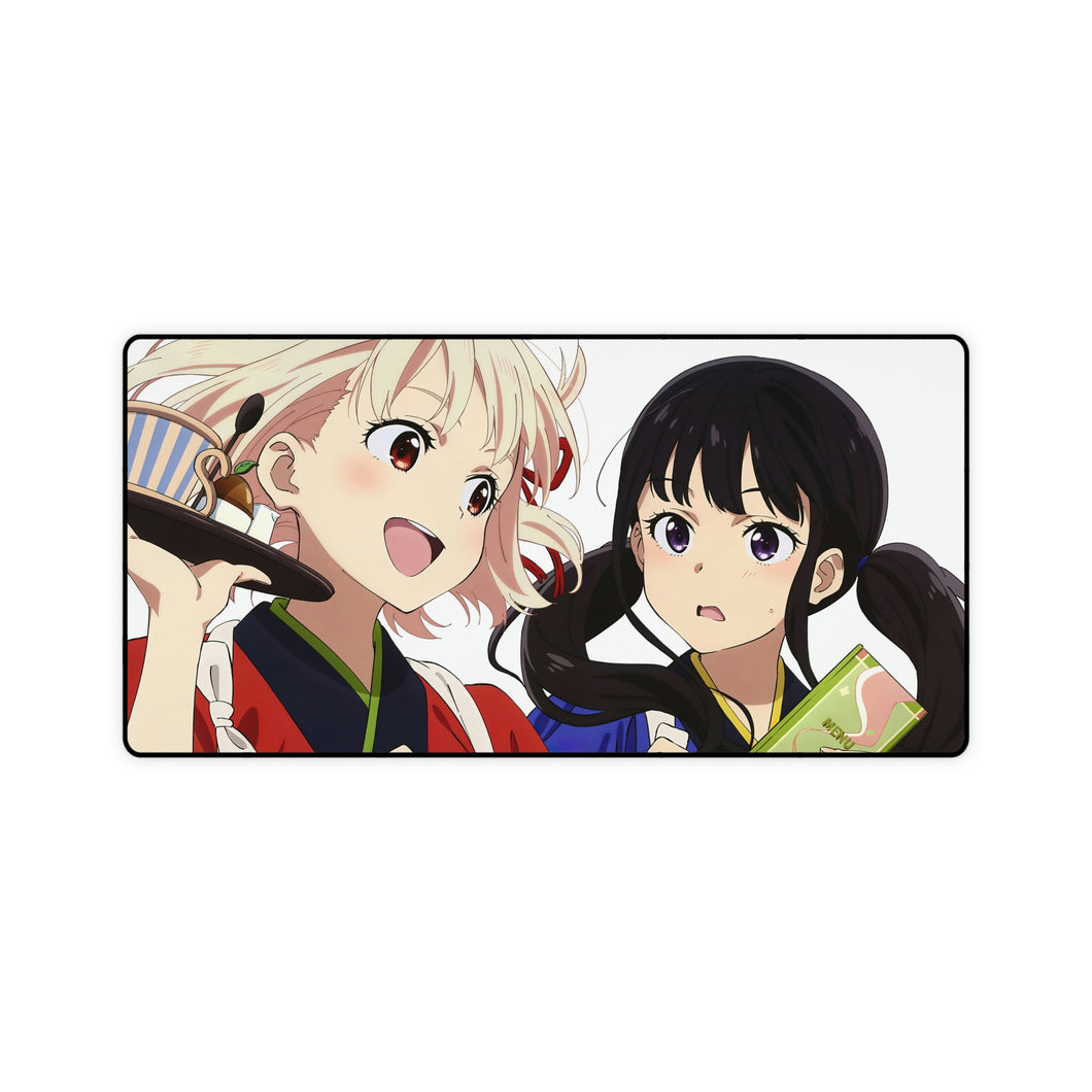 Lycoris Recoil Chisato and Mouse Pad (Desk Mat)