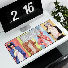 Load image into Gallery viewer, Gintama Gintoki Sakata, Kagura, Toushirou Hijikata, Okita Sougo Mouse Pad (Desk Mat) With Laptop
