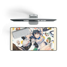 Load image into Gallery viewer, Is It Wrong to Try to Pick Up Girls in a Dungeon? Mouse Pad (Desk Mat) On Desk
