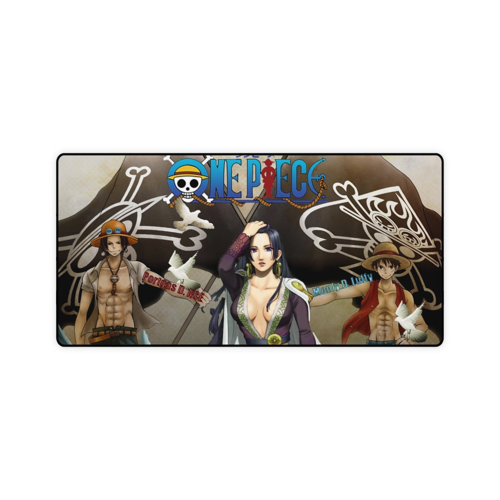 Ace luffy Boa hancock Mouse Pad (Desk Mat)