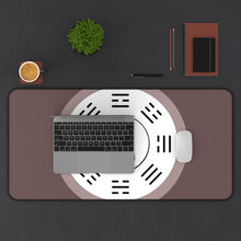 Load image into Gallery viewer, Hyūga Clan Symbol Mouse Pad (Desk Mat) With Laptop
