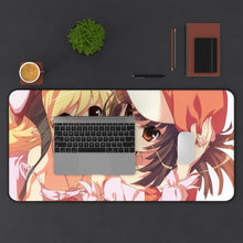 Load image into Gallery viewer, Monogatari (Series) Mouse Pad (Desk Mat) With Laptop

