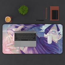 Load image into Gallery viewer, Satoru Gojo Mouse Pad (Desk Mat) With Laptop
