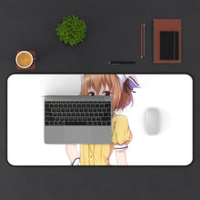 Load image into Gallery viewer, Blend S Mafuyu Hoshikawa Mouse Pad (Desk Mat) With Laptop
