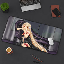 Load image into Gallery viewer, Chobits Mouse Pad (Desk Mat) On Desk
