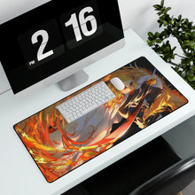 Load image into Gallery viewer, Kyojuro Flame Hashira Kimetsu Mouse Pad (Desk Mat)
