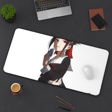 Load image into Gallery viewer, Kaguya Shinomiya Mouse Pad (Desk Mat) On Desk
