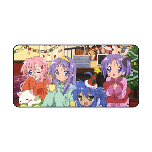 Lucky Star Konata Izumi, Kagami Hiiragi, Tsukasa Hiiragi, Miyuki Takara, Akira Kogami Mouse Pad (Desk Mat)