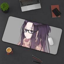 Load image into Gallery viewer, Laid-Back Camp by Mouse Pad (Desk Mat) On Desk
