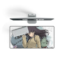 Load image into Gallery viewer, Mieruko-chan Mouse Pad (Desk Mat) On Desk
