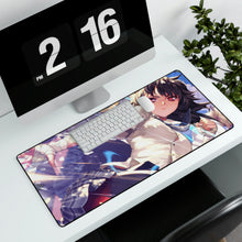 Load image into Gallery viewer, Anime, School Girl, Fighter, Mouse Pad (Desk Mat)
