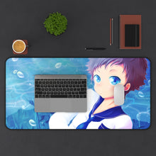Load image into Gallery viewer, Nagi No Asukara Mouse Pad (Desk Mat) With Laptop
