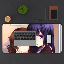 Load image into Gallery viewer, Sound! Euphonium Kumiko Oumae, Reina Kousaka Mouse Pad (Desk Mat) With Laptop
