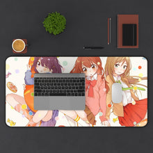 Load image into Gallery viewer, Morino Kirin, Machiko Ryou, Shiina Mouse Pad (Desk Mat) With Laptop
