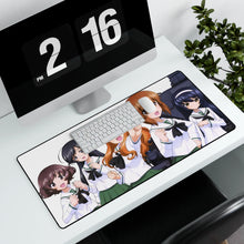 Load image into Gallery viewer, Girls und Panzer Mouse Pad (Desk Mat) With Laptop
