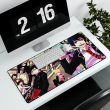 Load image into Gallery viewer, Blue Exorcist Rin Okumura, Yukio Okumura, Kuro, Shiemi Moriyama Mouse Pad (Desk Mat) With Laptop
