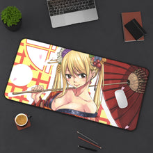 Load image into Gallery viewer, Lucy Heartfilia Mouse Pad (Desk Mat) On Desk
