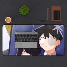 Load image into Gallery viewer, Komi Can&#39;t Communicate Komi Shouko, Tadano Hitohito Mouse Pad (Desk Mat) With Laptop

