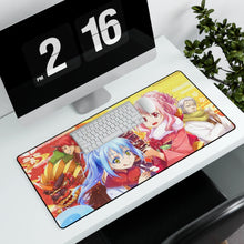 Load image into Gallery viewer, That Time I Got Reincarnated as a Slime Rimuru Tempest, Shuna, Benimaru Mouse Pad (Desk Mat) With Laptop
