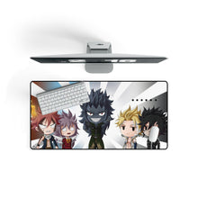 Load image into Gallery viewer, Fairy Tail Natsu Dragneel, Wendy Marvell, Gajeel Redfox Mouse Pad (Desk Mat) On Desk
