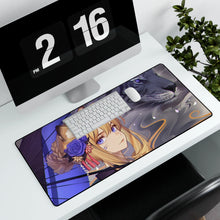 Load image into Gallery viewer, Anime Girl Mouse Pad (Desk Mat) With Laptop

