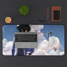 Load image into Gallery viewer, Anime Gundam Mouse Pad (Desk Mat) With Laptop
