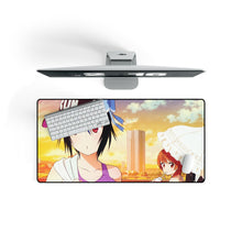 Load image into Gallery viewer, Nisekoi Seishirou Tsugumi, Marika Tachibana Mouse Pad (Desk Mat) On Desk
