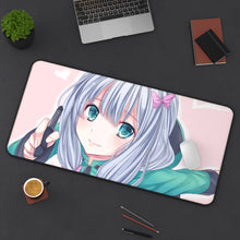 Load image into Gallery viewer, EroManga-Sensei Mouse Pad (Desk Mat) On Desk
