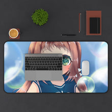 Load image into Gallery viewer, Nagi No Asukara Mouse Pad (Desk Mat) With Laptop
