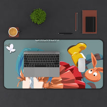 Load image into Gallery viewer, Monogatari (Series) Mouse Pad (Desk Mat) With Laptop
