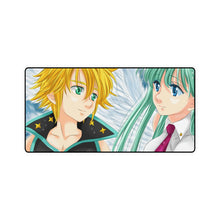 Load image into Gallery viewer, Meliodas and Elizabeth Mouse Pad (Desk Mat)
