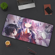 Load image into Gallery viewer, Darling In The FranXX Mouse Pad (Desk Mat) On Desk
