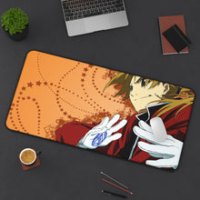 Load image into Gallery viewer, Anime FullMetal Alchemist Mouse Pad (Desk Mat) On Desk
