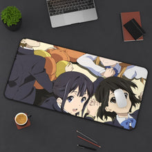 Load image into Gallery viewer, Kokoro Connect Himeko Inaba, Iori Nagase, Taichi Yaegashi, Yui Kiriyama, Yoshifumi Aoki Mouse Pad (Desk Mat) On Desk
