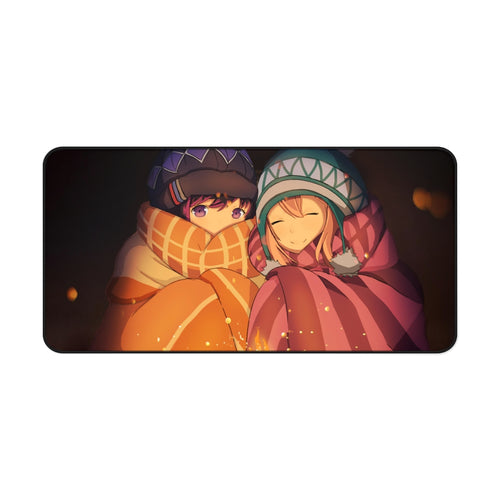 Laid-Back Camp by Mouse Pad (Desk Mat)