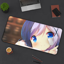 Load image into Gallery viewer, Is The Order A Rabbit? Mouse Pad (Desk Mat) On Desk
