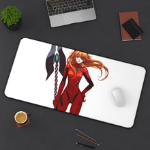 Load image into Gallery viewer, Neon Genesis Evangelion Mouse Pad (Desk Mat) On Desk
