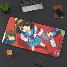 Load image into Gallery viewer, The Melancholy Of Haruhi Suzumiya Mouse Pad (Desk Mat) On Desk
