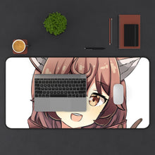Load image into Gallery viewer, Is It Wrong To Try To Pick Up Girls In A Dungeon? Mouse Pad (Desk Mat) With Laptop
