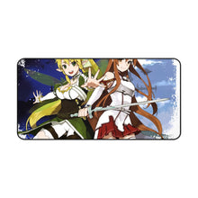 Load image into Gallery viewer, Leafa and Asuna Mouse Pad (Desk Mat)
