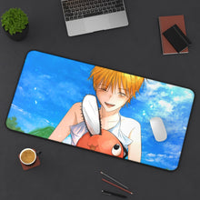 Load image into Gallery viewer, Chainsaw Man Mouse Pad (Desk Mat) On Desk
