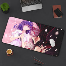 Load image into Gallery viewer, Dark Sakura Sakura Matou Mouse Pad (Desk Mat) On Desk
