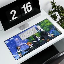 Load image into Gallery viewer, Girls und Panzer Mouse Pad (Desk Mat) With Laptop

