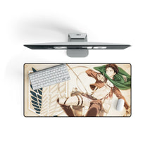 Load image into Gallery viewer, Shingeki no Kyonjin - Captain Levi Mouse Pad (Desk Mat) On Desk
