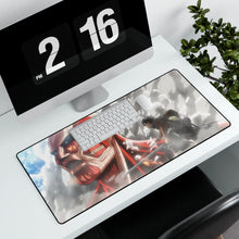 Load image into Gallery viewer, Attack On Titan - Eren Yeager &amp; Colossal Titan Mouse Pad (Desk Mat)
