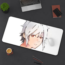 Load image into Gallery viewer, Is It Wrong To Try To Pick Up Girls In A Dungeon? Mouse Pad (Desk Mat) On Desk
