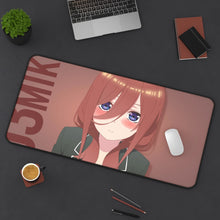 Load image into Gallery viewer, Nakano Miku Mouse Pad (Desk Mat) On Desk
