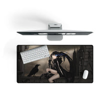 Load image into Gallery viewer, Anime - Black Rock Shooter Mouse Pad (Desk Mat) On Desk
