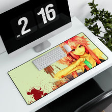 Load image into Gallery viewer, Mirai Nikki Yuno Gasai Mouse Pad (Desk Mat) With Laptop
