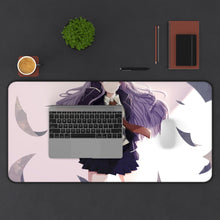 Load image into Gallery viewer, Kyōko Kirigiri Mouse Pad (Desk Mat) With Laptop
